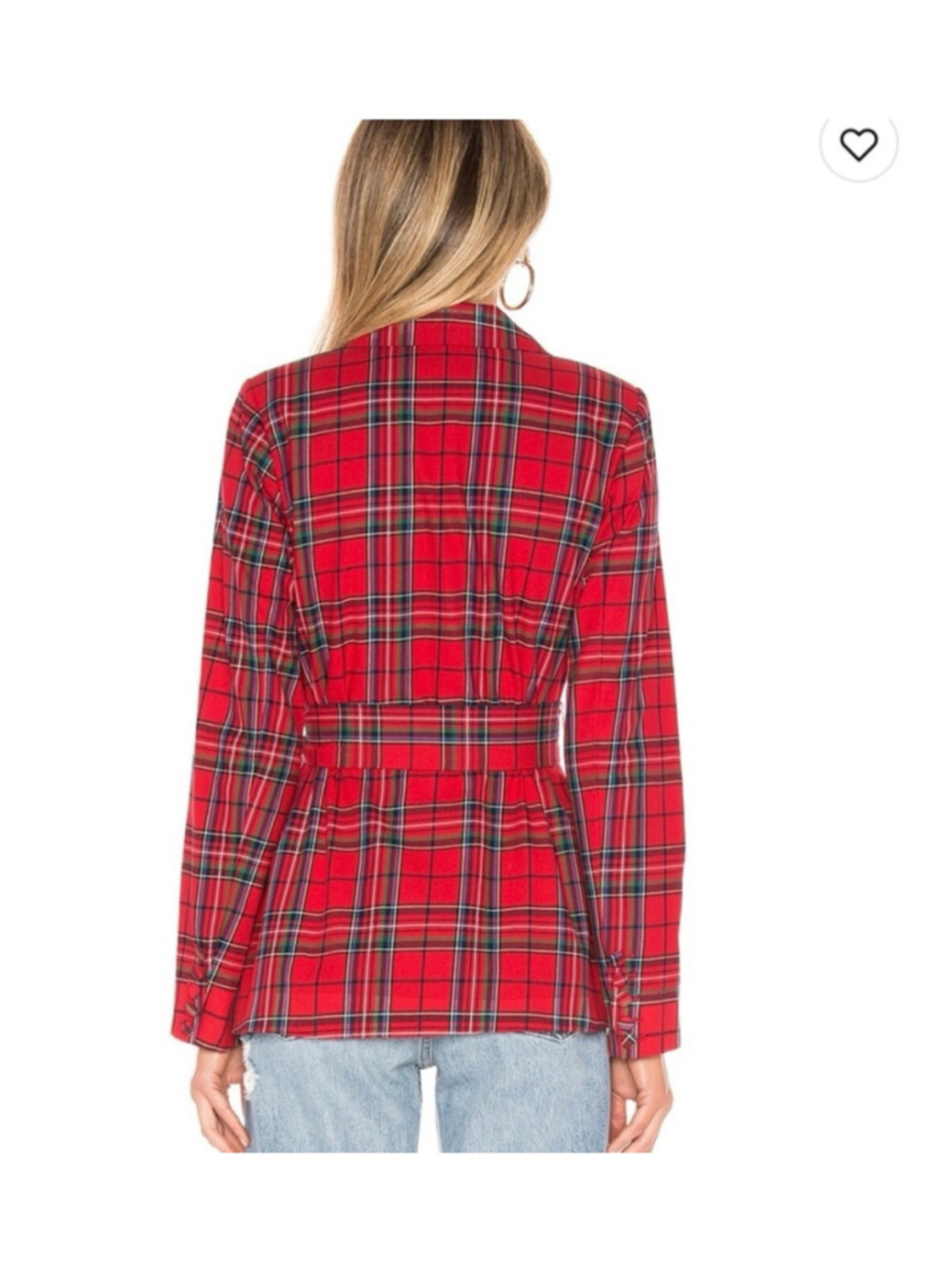 Women's L'Academie Ruthie Jacket Blazer Jacket Size S Red NEW with tags - Picture 7 of 8